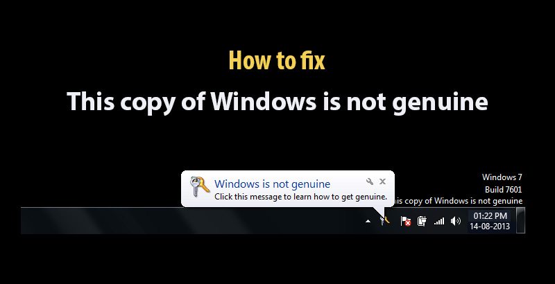 Cara Menghilangkan Windows 7 Build 7601 This Copy Of Windows Is Not Genuine Tanpa Software